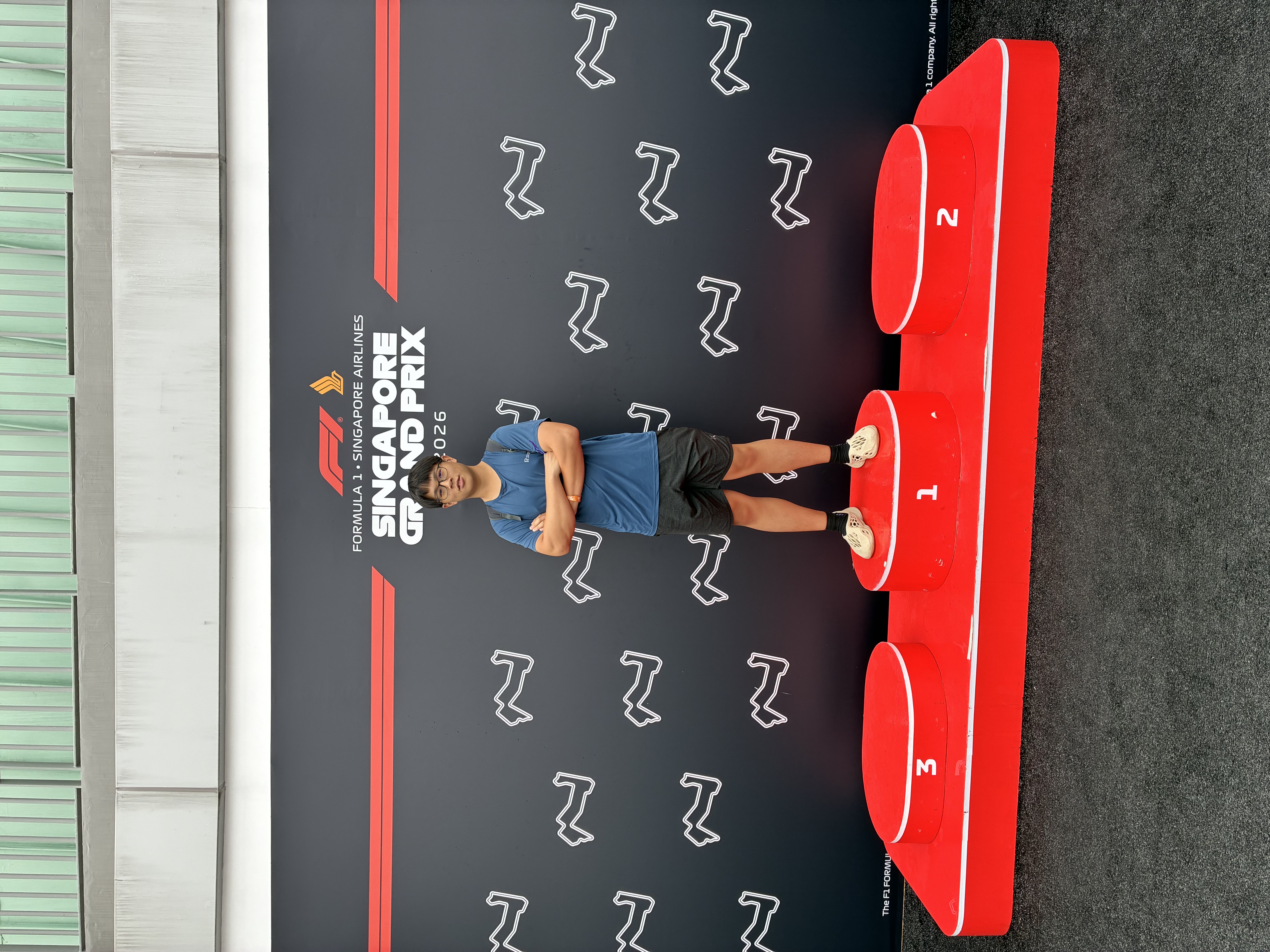 Low Cheng Jun at the Singapore Grand Prix experience